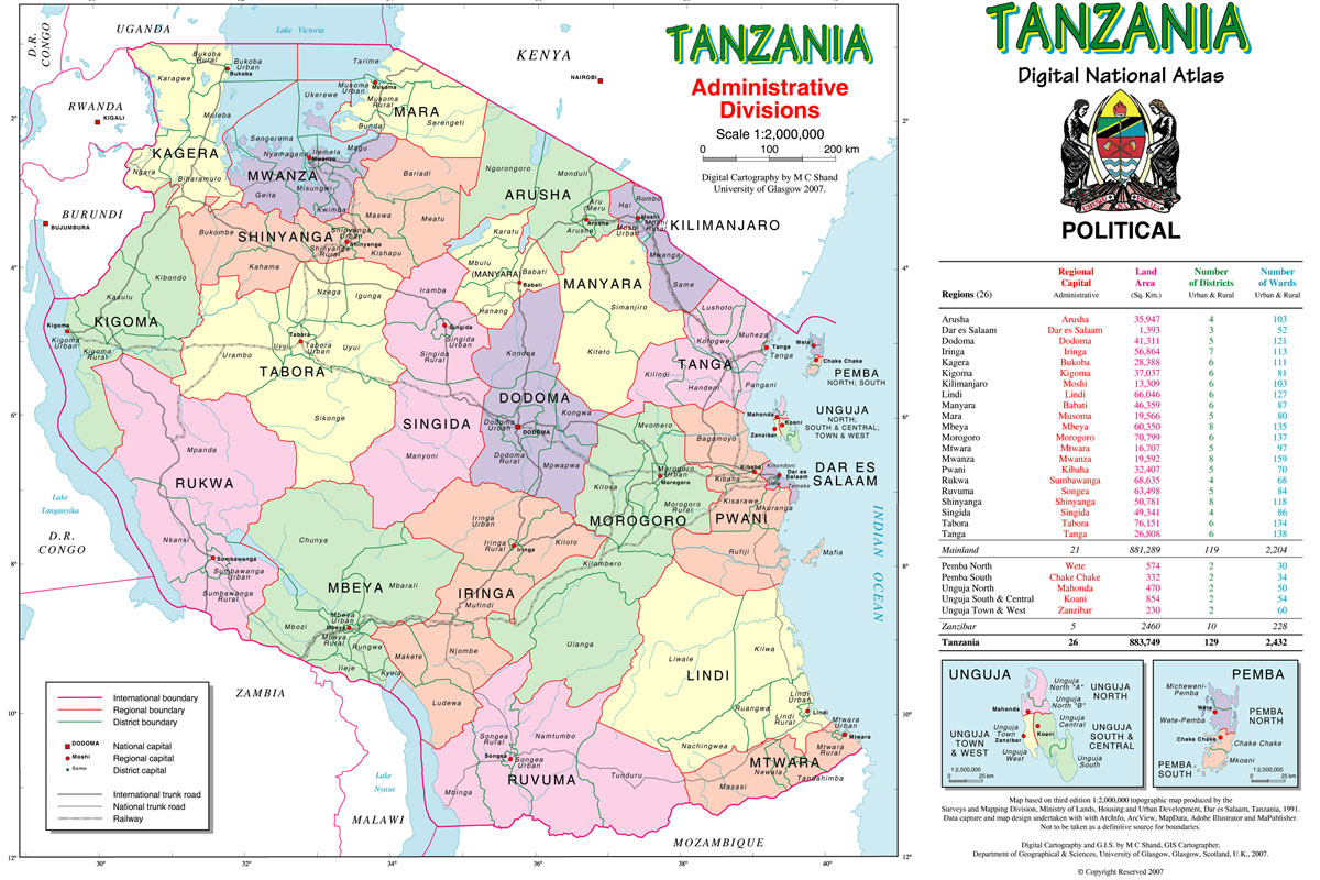 Tanzania-safari-cost-east-Africa-Map